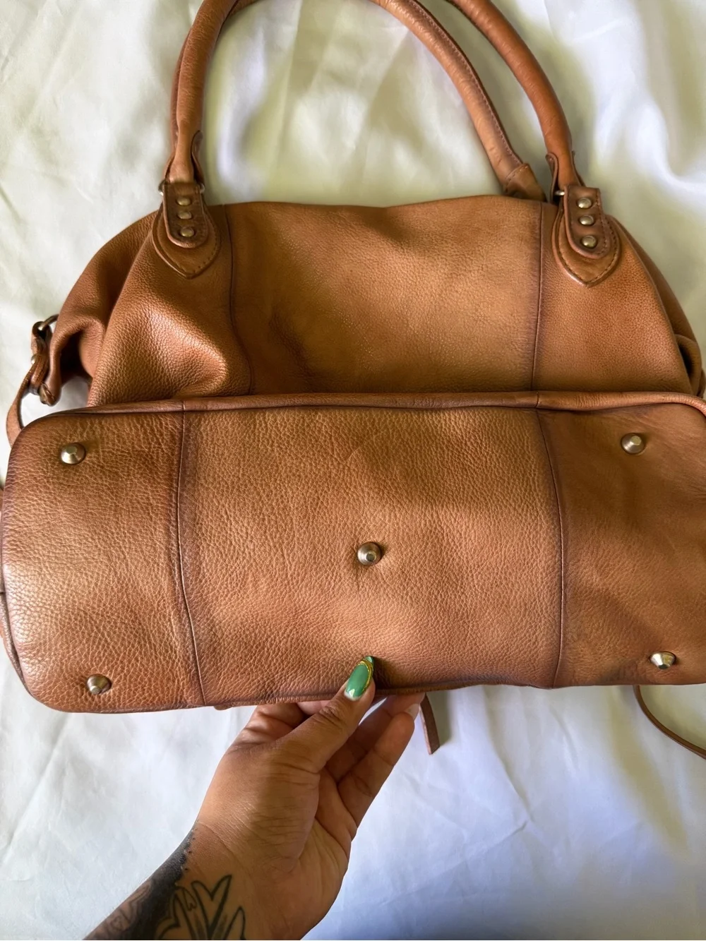 Free people Emerson tote in saddle - Picture 3 of 8